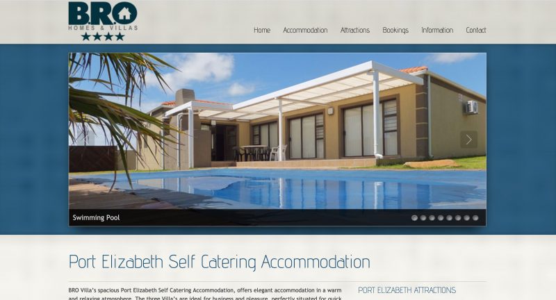 Accommodation Website Design