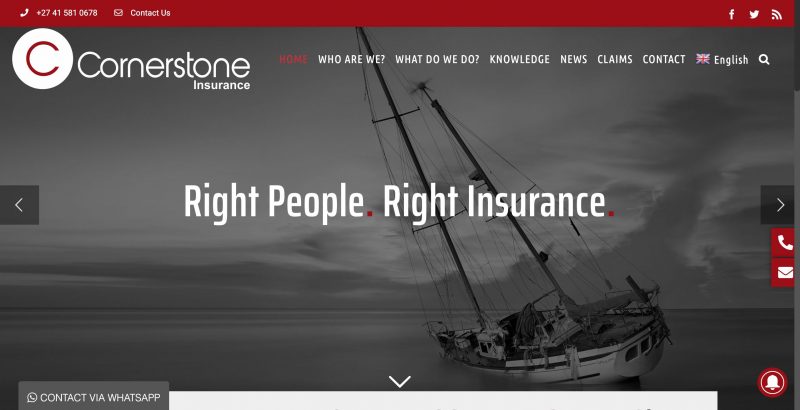 insurance website design