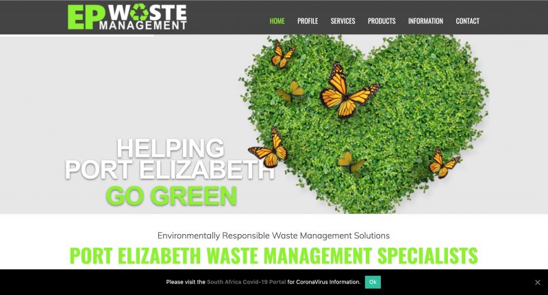 recycle website design